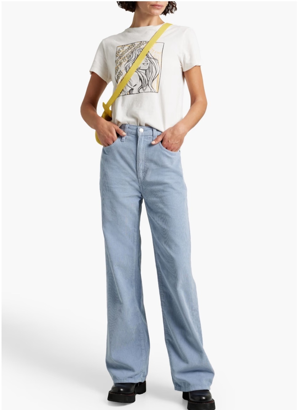 Redone 70’s Cotton Corduroy Wide Leg Pants